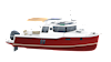 R-25 hull color illustration in Claret Red.