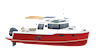 R-25 hull color illustration in Hero Red.